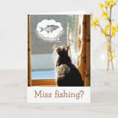 Carte Fishing Get Well Card (Fleur jaune)