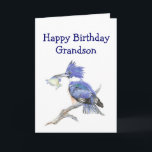 Carte Fishing Grandson Birthday<br><div class="desc">Know an avid fisherman in your life,  this is the perfect venin Funny Birthday card for the Grandson oms loves fishing and is the Kingfisher in your family,  ou a sarcastic one for the Grandson oms couldn't catch a shoe</div>