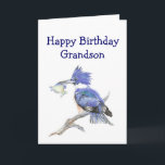 Carte Fishing Grandson Birthday<br><div class="desc">Know an avid fisherman in your life,  this is the perfect venin Funny Birthday card for the Grandson oms loves fishing and is the Kingfisher in your family,  ou a sarcastic one for the Grandson oms couldn't catch a shoe</div>