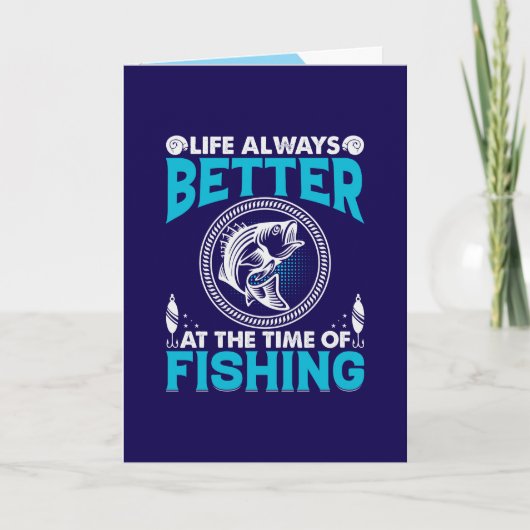 Carte Fishing Theme (Devant)