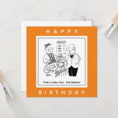 Carte Fishmonger propose un dessin Vicar Holy Mackerel (Devant/Arrière en situation)