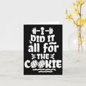 Carte Fitness amusant entraînement Gym Poids Levant Body (Fleur jaune)