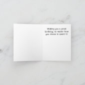 Carte Fitness d'anniversaire amusant (Intérieur)