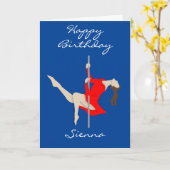 Carte Fitness sur barre (Fleur jaune)