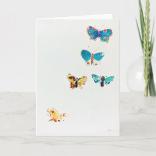 Carte Five Butterflies