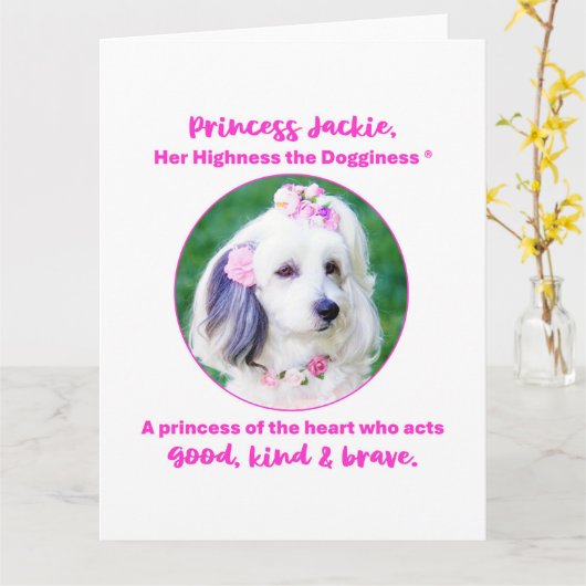 Carte fixe (Fleur jaune)