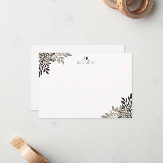 Carte fixe personnalisée (Devant/Arrière en situation)