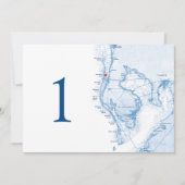 Carte FL de Clearwater Beach Numéro de table Maria (Devant)