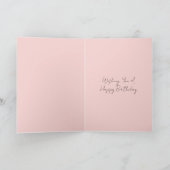 Carte Flacon de parfum Anniversaire Roses Péché Mignon (Intérieur)