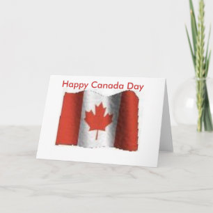 Carte flag, Jour du Canada heureux