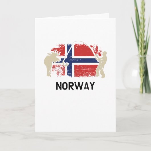 Carte Flag norvégien (Devant)