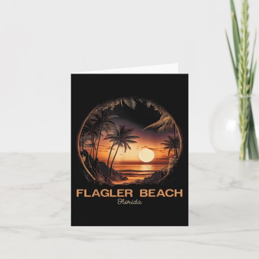 Carte Flagler Beach Floride (Devant)