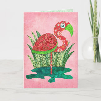 Carte Flamant Mignon