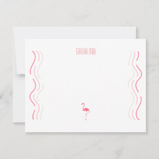 Carte Flamant rose