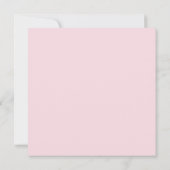 Carte Flamant rose avec Cocktail (Dos)