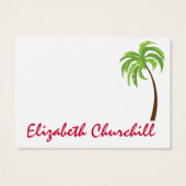 Carte Flamant rose de fermeture de Noël / étiquett (Dos)