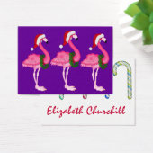Carte Flamant rose / étiquette (Bureau)