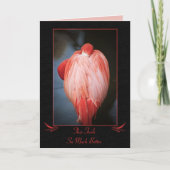 Carte Flamant rose Get Well (Devant)
