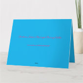 Carte Flamants roses lesbiens de Noël Flamant Belles Per (Dos)