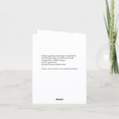 CARTE FLAMANTS ROSES SE TENANT ENSEMBLE (Dos)