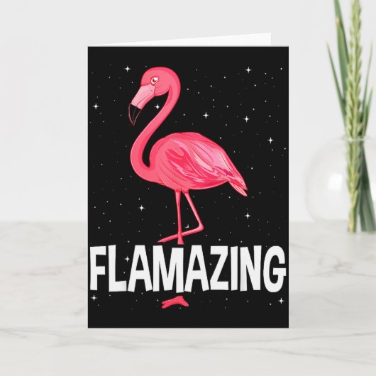 Carte Flamazing Nk Flamant Rose Nouveauté Flamant Rose A (Devant)