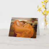 Carte Flambant juin - seigneur Leighton de Frederic (Fleur jaune)