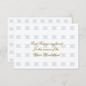 Carte Flambeaux d'hiver (Devant / Derrière)