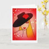 Carte Flamenco (Fleur jaune)