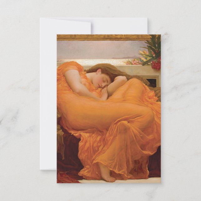 Carte Flaming June par Frederic Leighton (Devant)