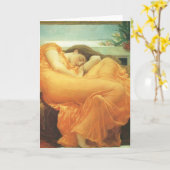 Carte Flaming June par Lord Frederic Leighton (Fleur jaune)