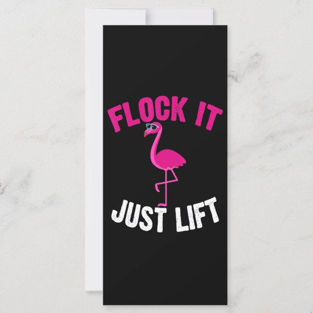Carte Flamingo | Flamingo Weightlifting (Devant)