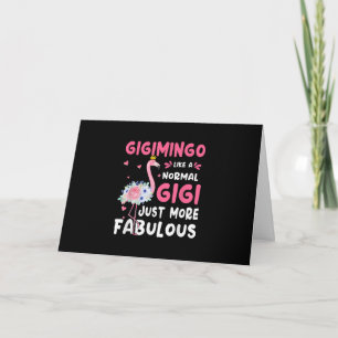 Carte Flamingo Gigigimingo Like A Nora Nana Toxits Funny