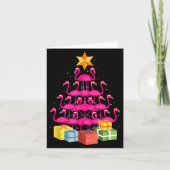 Carte Flamingo Tree Funny Ugly Christmas  (Devant)