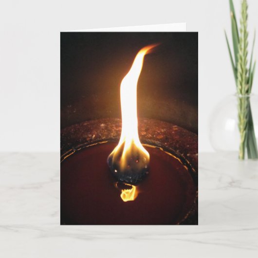 Carte flamme dansante (Devant)