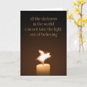 Carte flamme de bougie de cochon volant (Fleur jaune)