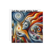 Carte Flamme éternelle de l'espoir (Devant/Arrière en situation)