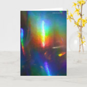 Carte Flamme holographique (Fleur jaune)