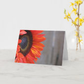 Carte Flamme orange de tournesol (Fleur jaune)