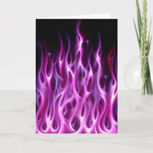 Carte Flammes violettes (Devant)