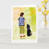 Carte Flâner dans le design créatif de LeeMarie (Fleur jaune)