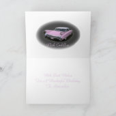 Carte Flash cadillac rose (Intérieur)