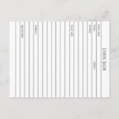 Carte Flash citron Balm Materia Medica Herbal (Dos)