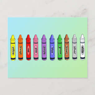 Carte Flash Crayons