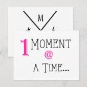 Carte Flash d'Affirmation Quotidienne (Devant / Derrière)