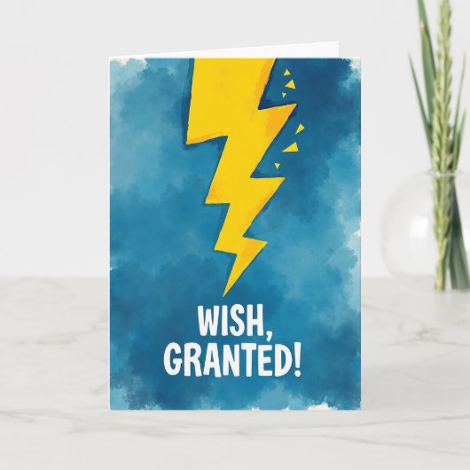 Carte Flash Jaune Joyeuse (Devant)