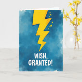 Carte Flash Jaune Joyeuse (Fleur jaune)