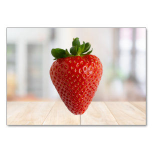 Carte flashcard d'étiquetage ABA fraise   Cartes p