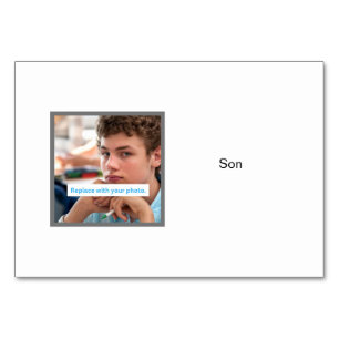 Carte flashcards de famille personnalisée