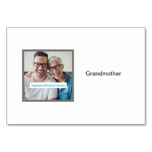 Carte Flashcards de famille personnalisée Photo gr