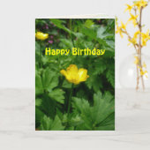 Carte Flashcup (Fleur jaune)